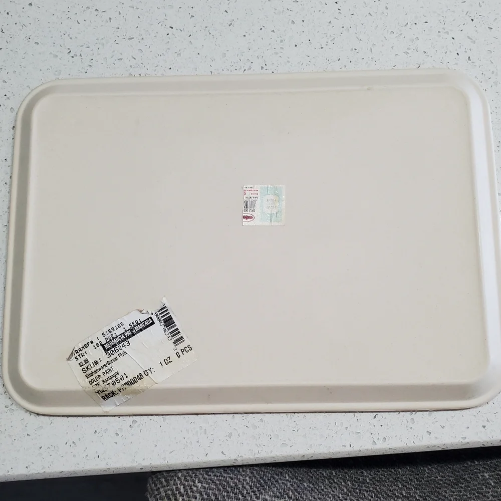 50's - 60’s Style BAR-B-Q Serving Tray Approximately 12